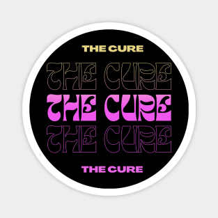 The Cure // Typography Fan Art Design Magnet